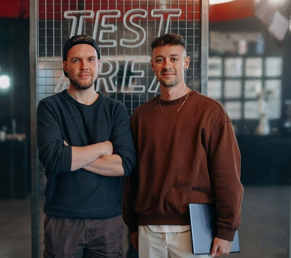 Merlin Stark und Sebastian Schuch, die Gründer von RAIVOLT